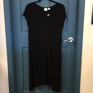 Chicos NWTs Black Sydney Dress